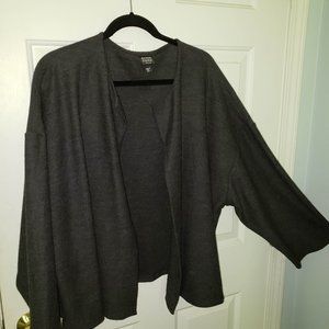 Eileen Fisher Wool Crepe Pant & Open Front Jacket